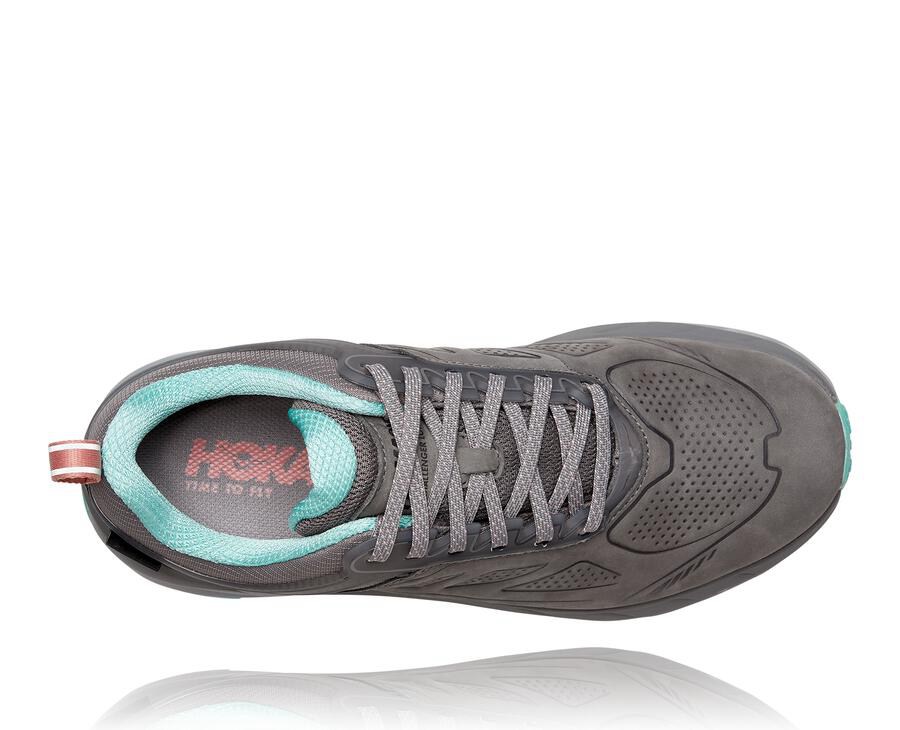 Hoka Australia One One Challenger Low GORE-TEX - Womens Trail Shoes Grey - KUMPG-6803